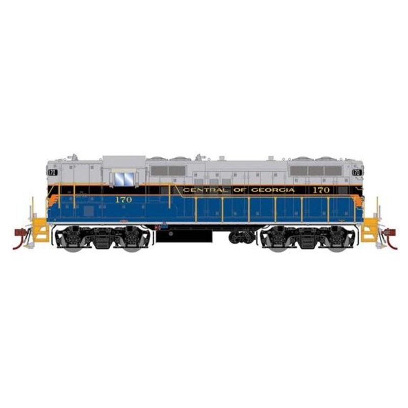 Athearn Genesis G82838 HO Scale EMD GP9 Central of Georgia CG 170 DCC Sound
