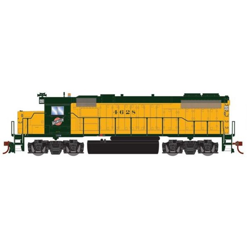 Athearn RTR 72199 HO Scale EMD GP38-2 Chicago NorthWestern C&NW 4628 Sound-Ready w/ Speaker