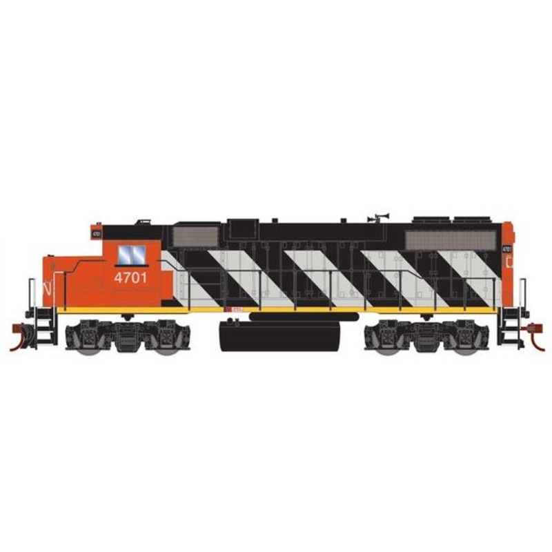 Athearn RTR 72204 HO Scale EMD GP38-2 Canadian National CN 4701 Sound-Ready w/ Speaker