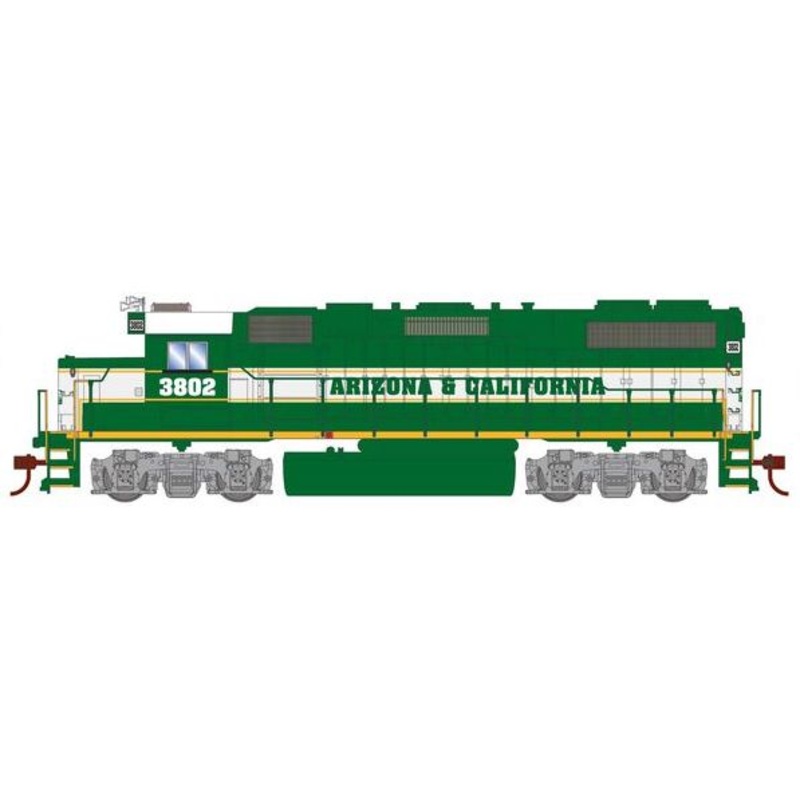 Athearn RTR 72210 HO Scale EMD GP38-2 Arizona & California AZRC 3802 Sound-Ready w/ Speaker