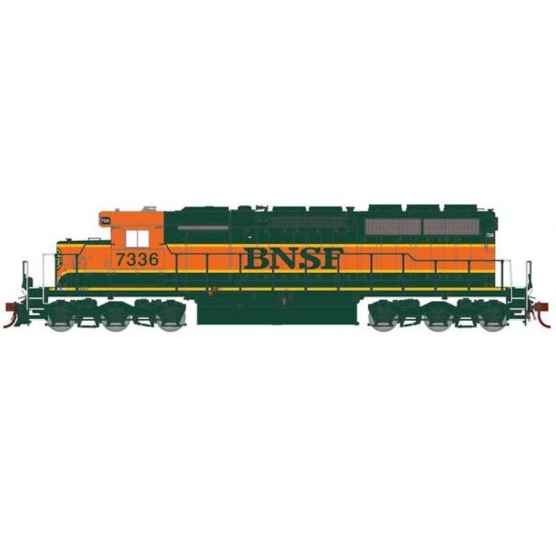 Athearn RTR 73632 HO Scale EMD SD40 BNSF Rebuilt 7336 DC