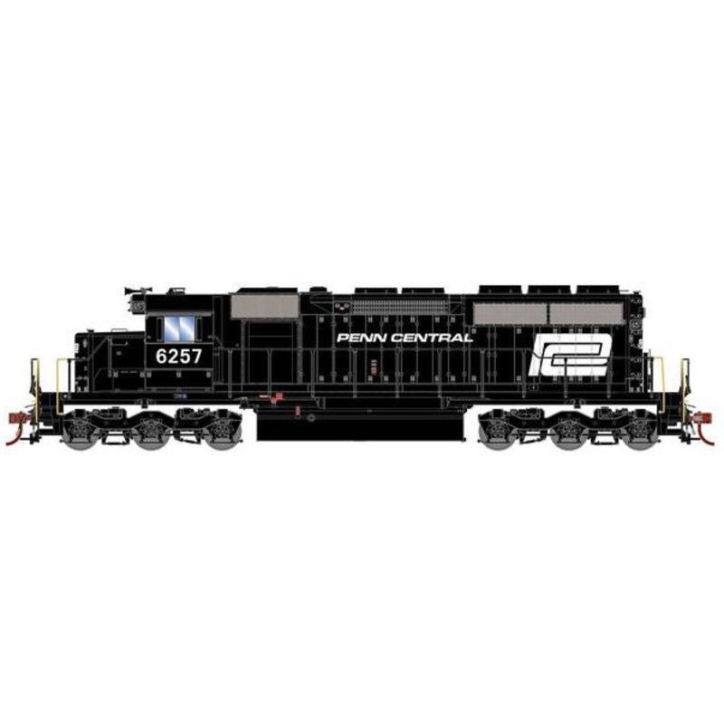 Athearn RTR 73643 HO Scale EMD SD40 Penn Central PC 6257 DC