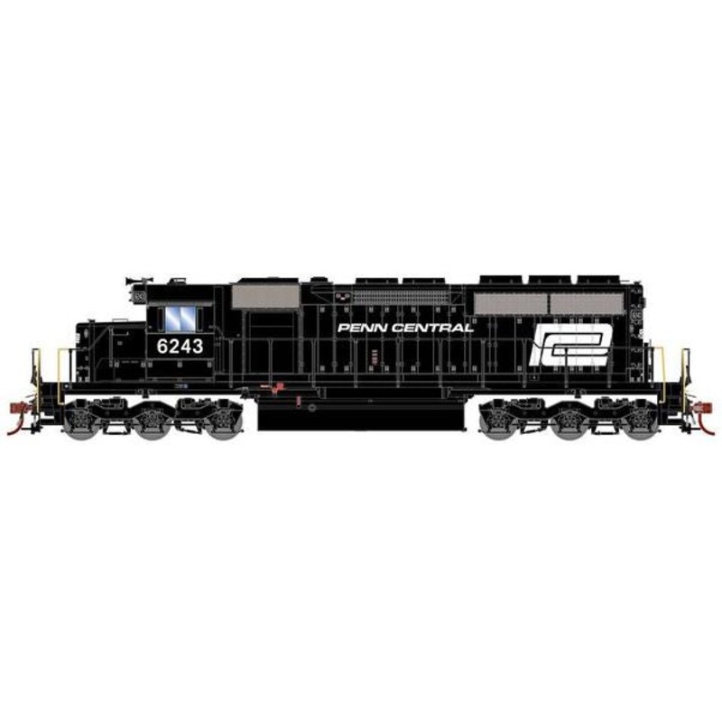 Athearn RTR 73742 HO Scale EMD SD40 Penn Central PC 6243 DCC & Sound