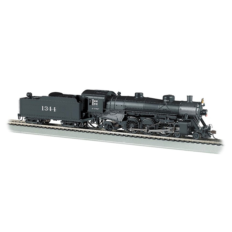 Bachmann 52901 HO Scale 4-6-2 USRA Light Pacific Steam Locomotive Santa Fe ATSF 1344