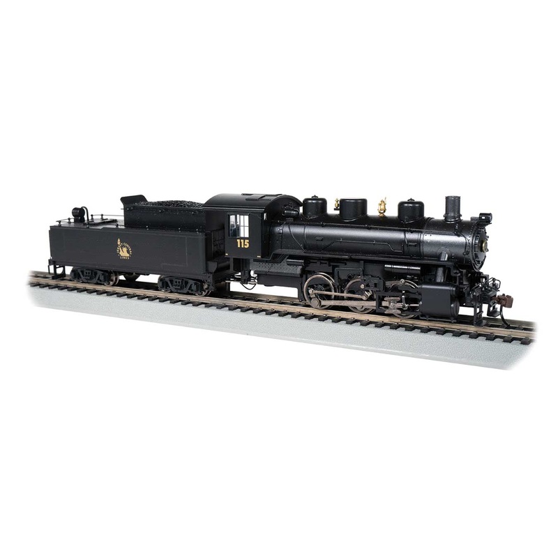 Bachmann 53805 HO Scale 0-6-0 USRA Steam Locomotive Jersey Central CNJ 115 - DCC & Sound