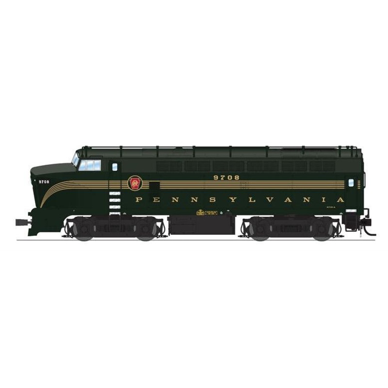 BLI 7691 HO Scale Baldwin BF-16 A Unit Sharknose Diesel "5 Stripe" PRR 9709 - Paragon4