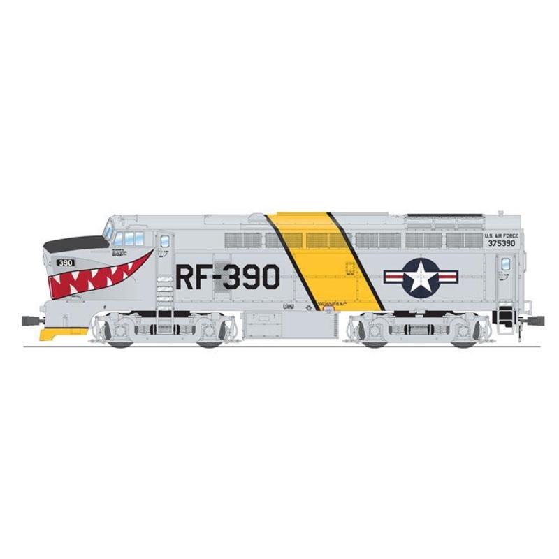 BLI 7710 HO Scale Baldwin RF-16 Sharknose Diesel US Air Force USAF RF-390 - Paragon4