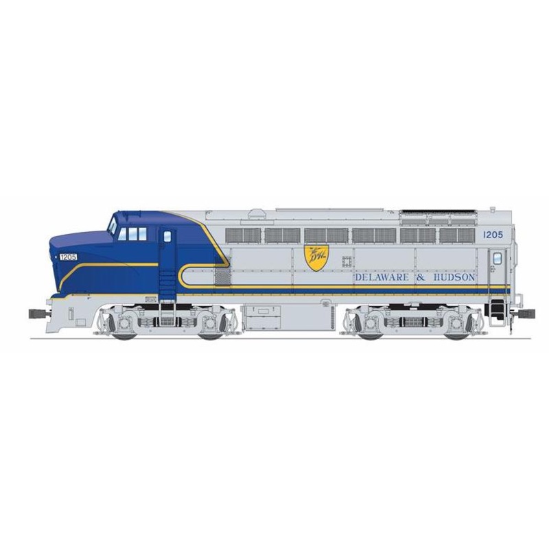 BLI 7744 HO Scale Baldwin RF-16 Sharknose Diesel Delaware & Hudson D&H 1205 - Paragon4