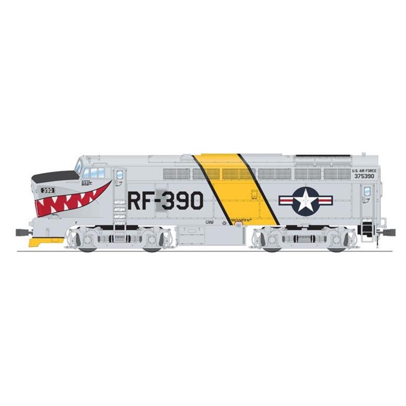 BLI 8290 HO Scale Baldwin RF-16 Sharknose Diesel US Air Force USAF RF-390 - Stealth