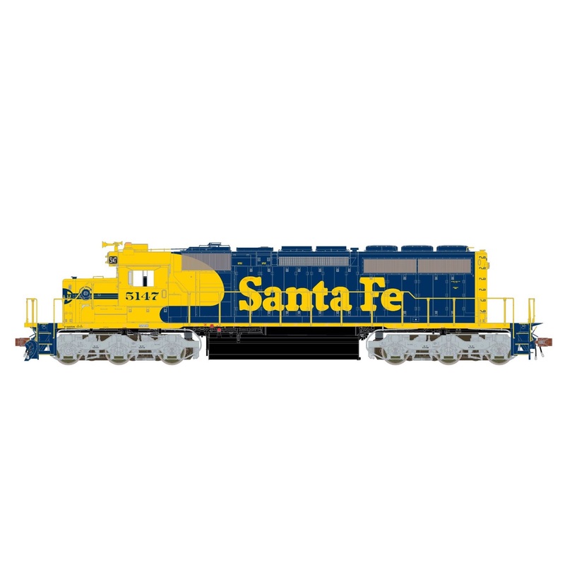 ScaleTrains Rivet 38767 HO Scale EMD SD40-2 Santa Fe "Re-Paint"  ATSF 5147 - DCC & Sound