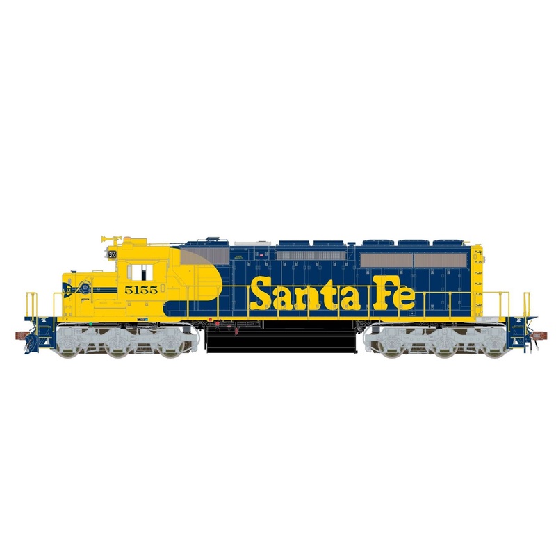 ScaleTrains Rivet 38771 HO Scale EMD SD40-2 Santa Fe ATSF 5155 - DCC & Sound