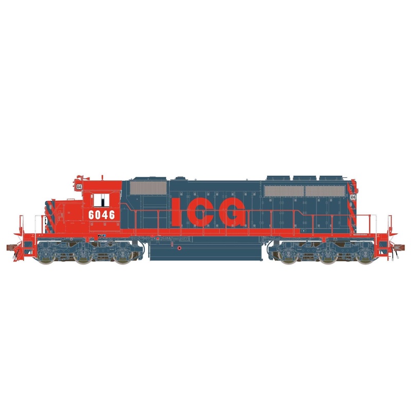 ScaleTrains Rivet 38809 HO Scale EMD SD40-2 Illinois Central Gulf ICG 6043 - DCC & Sound