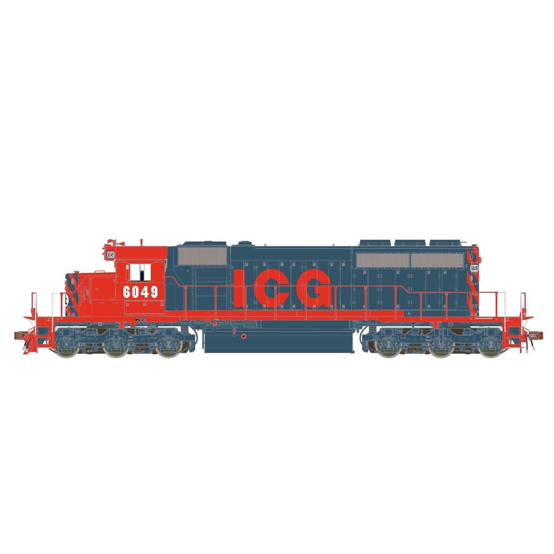 ScaleTrains Rivet 38813 HO Scale EMD SD40-2 Illinois Central Gulf ICG 6049 - DCC & Sound