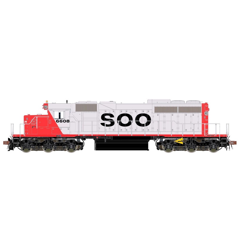 ScaleTrains Rivet 38832 HO Scale EMD SD40-2 SOO Line 6608 - DC