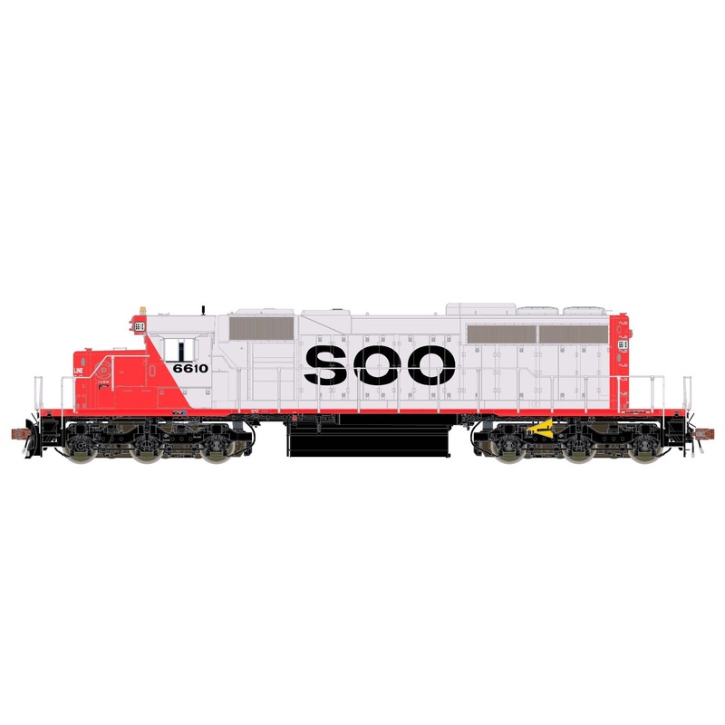 ScaleTrains Rivet 38833 HO Scale EMD SD40-2 SOO Line 6610 - DCC & Sound