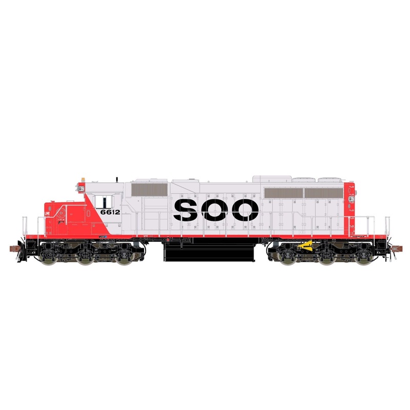 ScaleTrains Rivet 38837 HO Scale EMD SD40-2 SOO Line 6612 - DCC & Sound