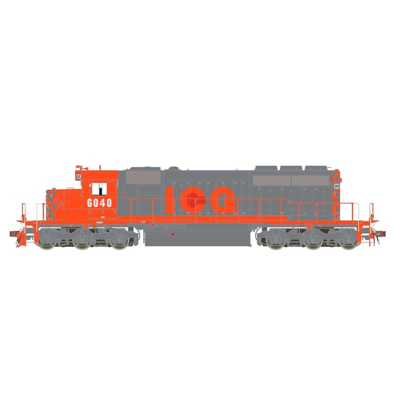 ScaleTrains Rivet 39038 HO Scale EMD SD40-2 Ex-ICG Patched EMD 6040 - DC