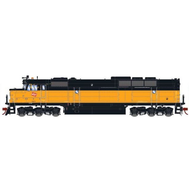 Athearn Genesis G18285 HO Scale EMD FP45 Milwaukee Road MILW 2 DC - Primed for Grime