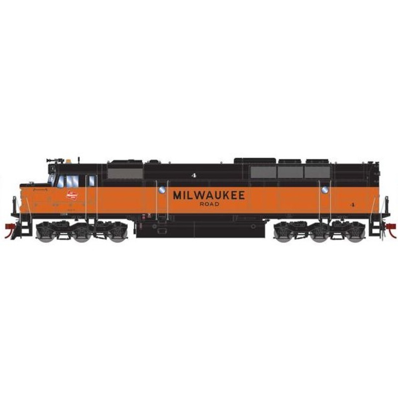 Athearn Genesis G18287 HO Scale EMD FP45 Milwaukee Road MILW 4 DC