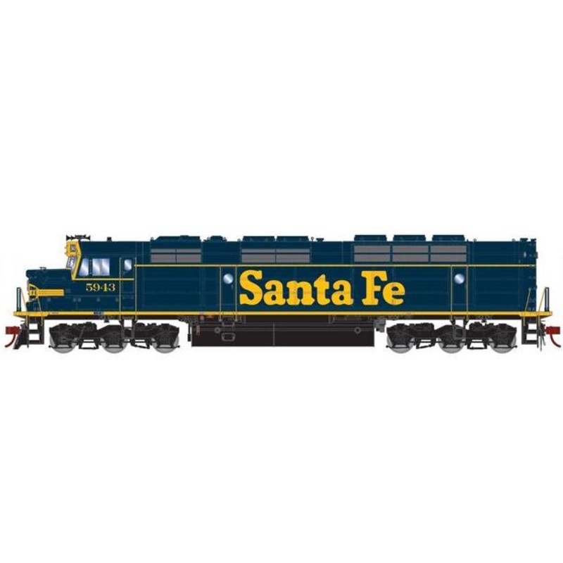 Athearn Genesis G18375 HO Scale EMD FP45 Santa Fe ATSF 5943 DCC & Sound