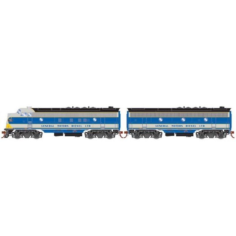 Athearn Genesis G19598 HO Scale EMD FP7/F7B EMD Demo 7001/7002 DC