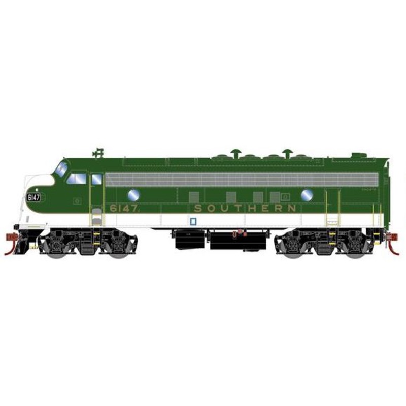 Athearn Genesis G19608 HO Scale EMD FP7 Southern SOU 6147 DC
