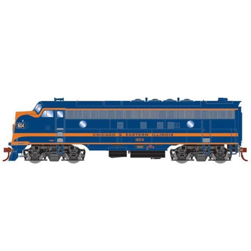 Athearn Genesis G19609 HO Scale EMD FP7 Chicago and Eastern Illinois CEI 1604 DC