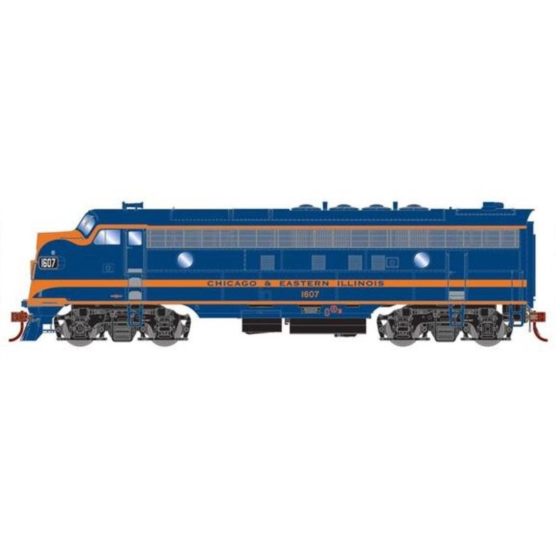 Athearn Genesis G19611 HO Scale EMD FP7 Chicago and Eastern Illinois CEI 1607 DC