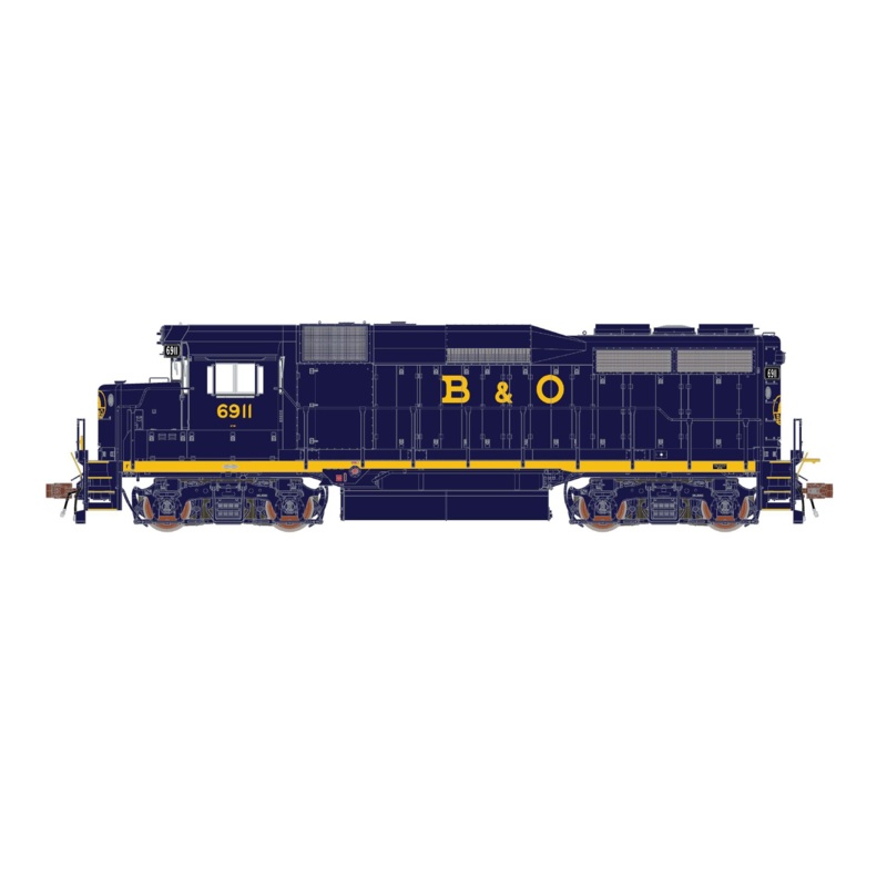ScaleTrains Rivet 39207 HO Scale EMD GP30 Baltimore & Ohio B&O 6974 DCC LokSound