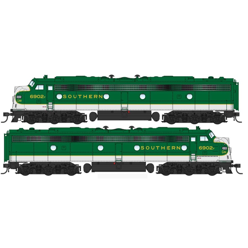 Walthers Proto 920-49920 HO Scale EMD E8A-A Diesel Southern SOU 6902/6910 DC