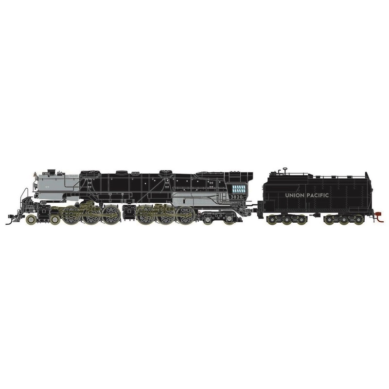 Athearn Genesis G1029 HO Scale 4-6-6-4 Challenger w/Oil Tender Union Pacific UP 3820 DC