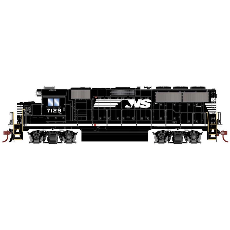 Athearn RTR 1034 HO Scale GP60 Diesel Norfolk Southern NS 7129 DC