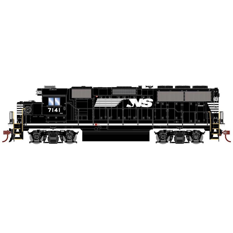 Athearn RTR 1185 HO Scale GP60 Diesel Norfolk Southern NS 7141 DCC/Sound
