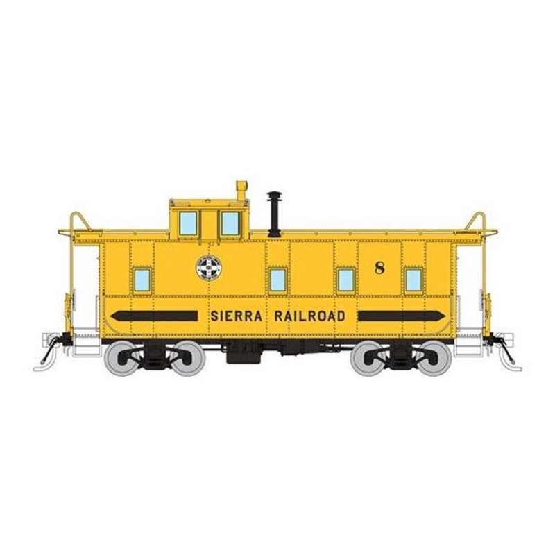 Rapido Trains 162022 HO Scale C-40-3 Steel Caboose Sierra Railroad #8