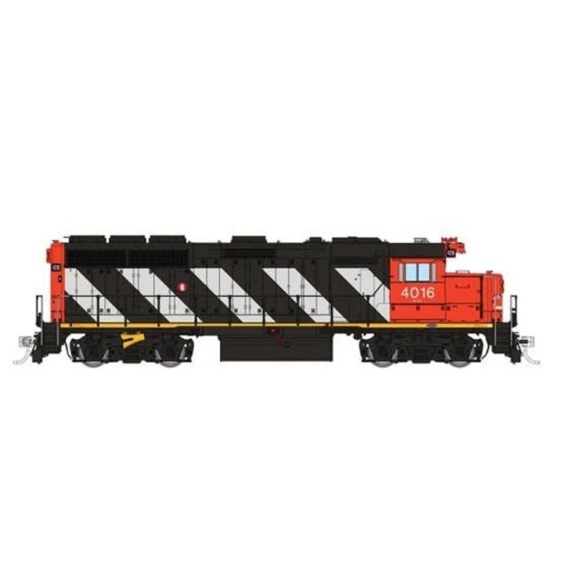 Rapido Trains 40505 HO Scale EMD GP40 Diesel Canadian National "Stripes" CN 4013 DCC & Sound