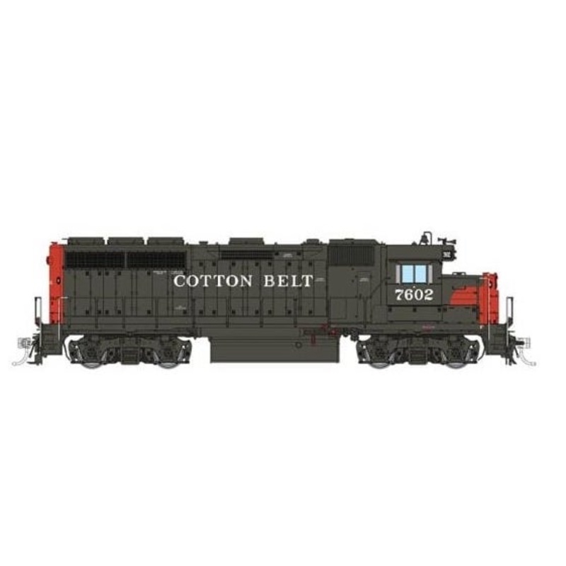 Rapido Trains 40525 HO Scale EMD GP40 Diesel Cotton Belt SSW 7604 DCC & Sound