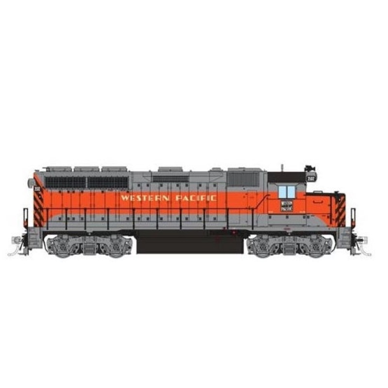 Rapido Trains 40537 HO Scale EMD GP40 Diesel Western Pacific "Zephyr" WP 3511 DCC & Sound