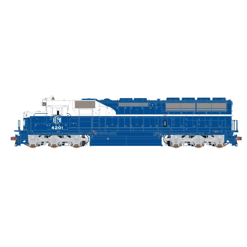 ScaleTrains Museum Quality 70106 HO Scale EMD SD45X EMD Demonstrator "SP Style" 4202