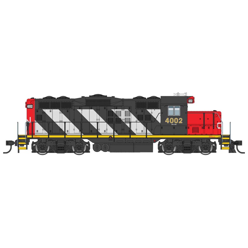 Walthers Mainline 910-20432 HO Scale EMD GP9 Ph II Chop Nose Canadian National CN 4012 DCC