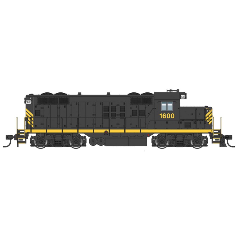 Walthers Mainline 910-20442 HO Scale EMD GP9 Ph II Chop Nose Leased Unit 1606 DCC