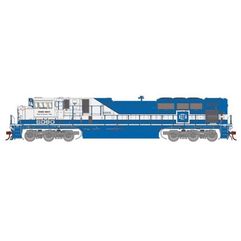 Athearn Genesis G1050 HO Scale EMD SD90MAC-H Ph2 EMD Demonstrator EMDX 9601 DCC/Sound