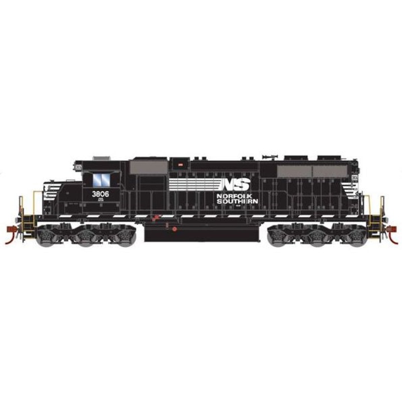 Athearn RTR 1432 HO Scale EMD SD38 Norfolk Southern NS 3806 DC