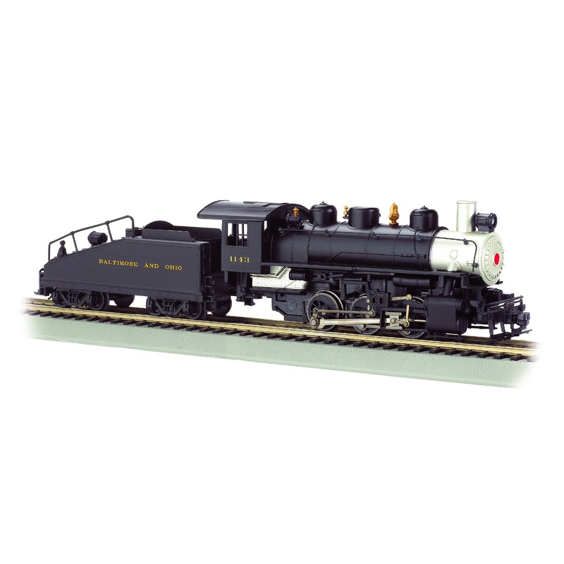 Bachmann 50626 HO Scale 0-6-0 Steam Locomotive with Smoke B&O 1143