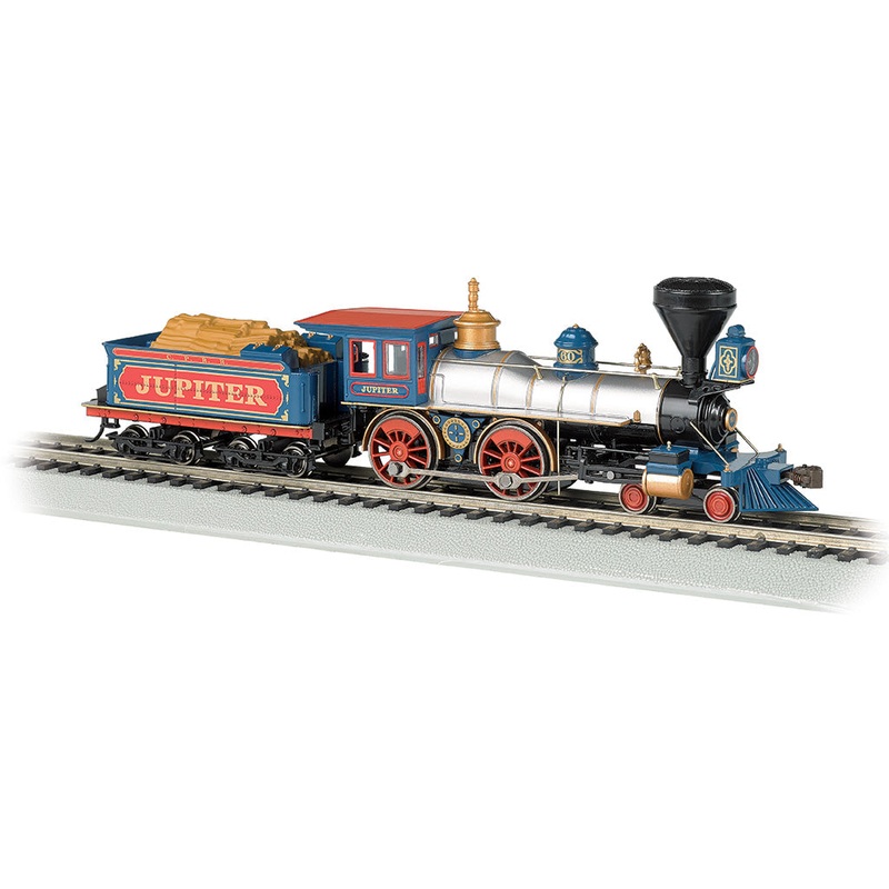 Bachmann 51003 HO Scale 4-4-0 American Steam Locomotive Central Pacific "Jupiter" 60