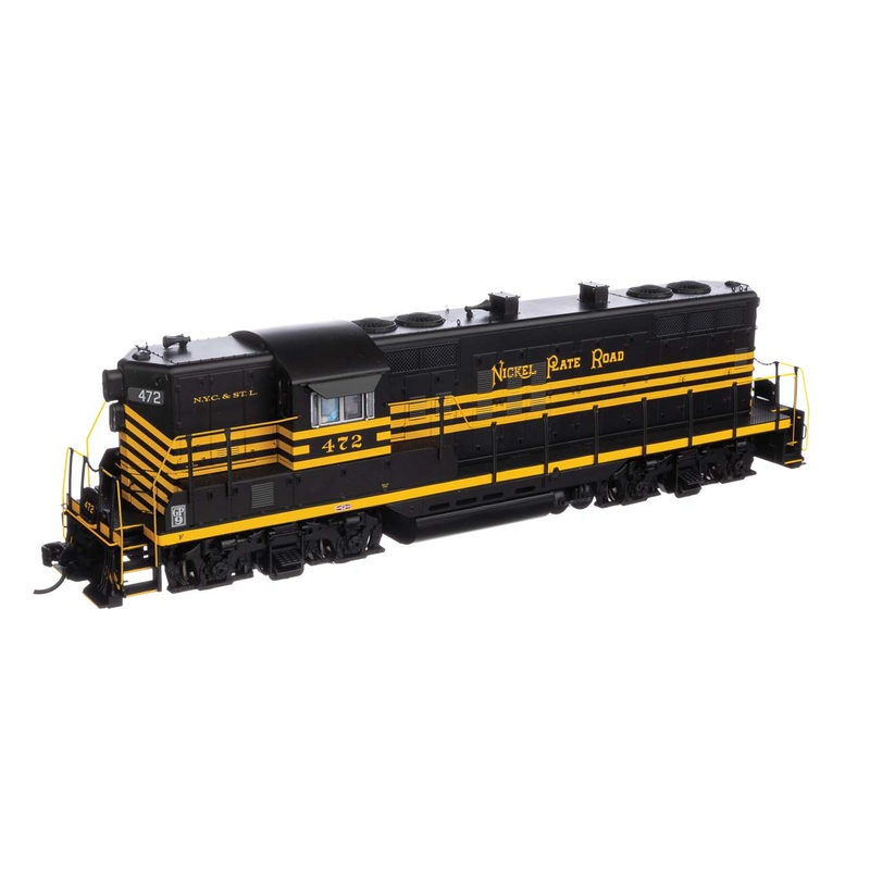 Walthers Proto 920-42717 HO Scale EMD GP9 Ph II Nickel Plate Road NKP 472 DCC & LokSound