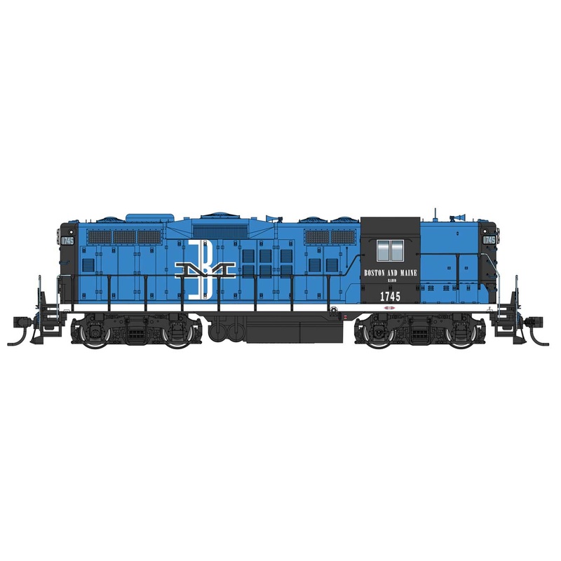 Walthers Proto 920-49802 HO Scale EMD GP9 Boston & Maine B&M 1748 w/ DC