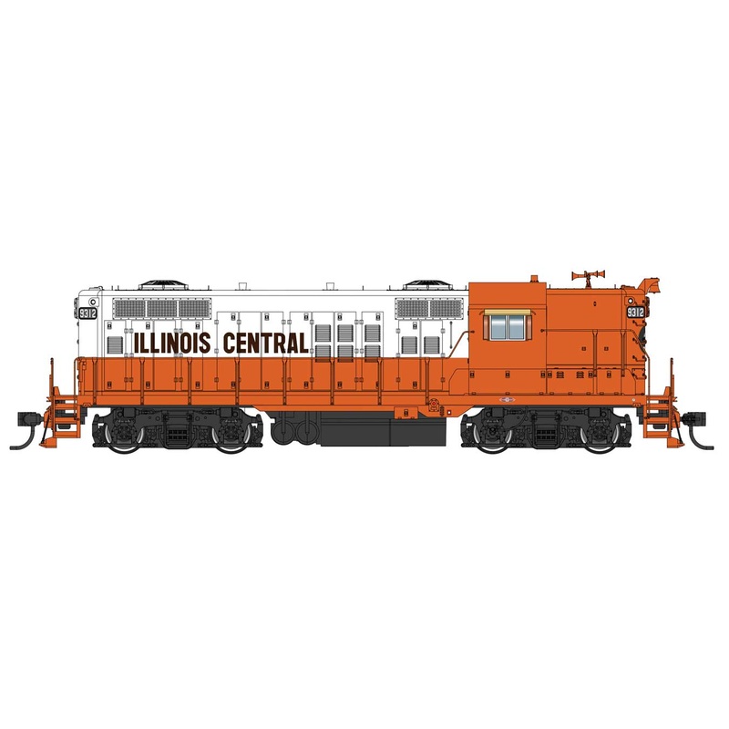 Walthers Proto 920-49806 HO Scale EMD GP9 Illinois Central IC 9373 w/ DC