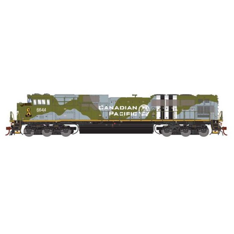 Athearn Genesis G1146 HO Scale SD70ACU Canadian Pacific CP 'Military Tribute' 6644 DC