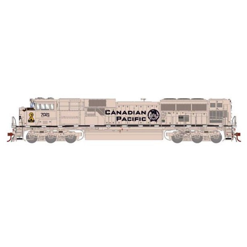 Athearn Genesis G1148 HO Scale SD70ACU Canadian Pacific CP 'Military Tribute' 7021 DC