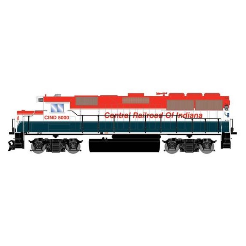 Athearn RTR 1509 HO Scale EMD GP50 Central Railroad of Indiana CIND 5000 DC